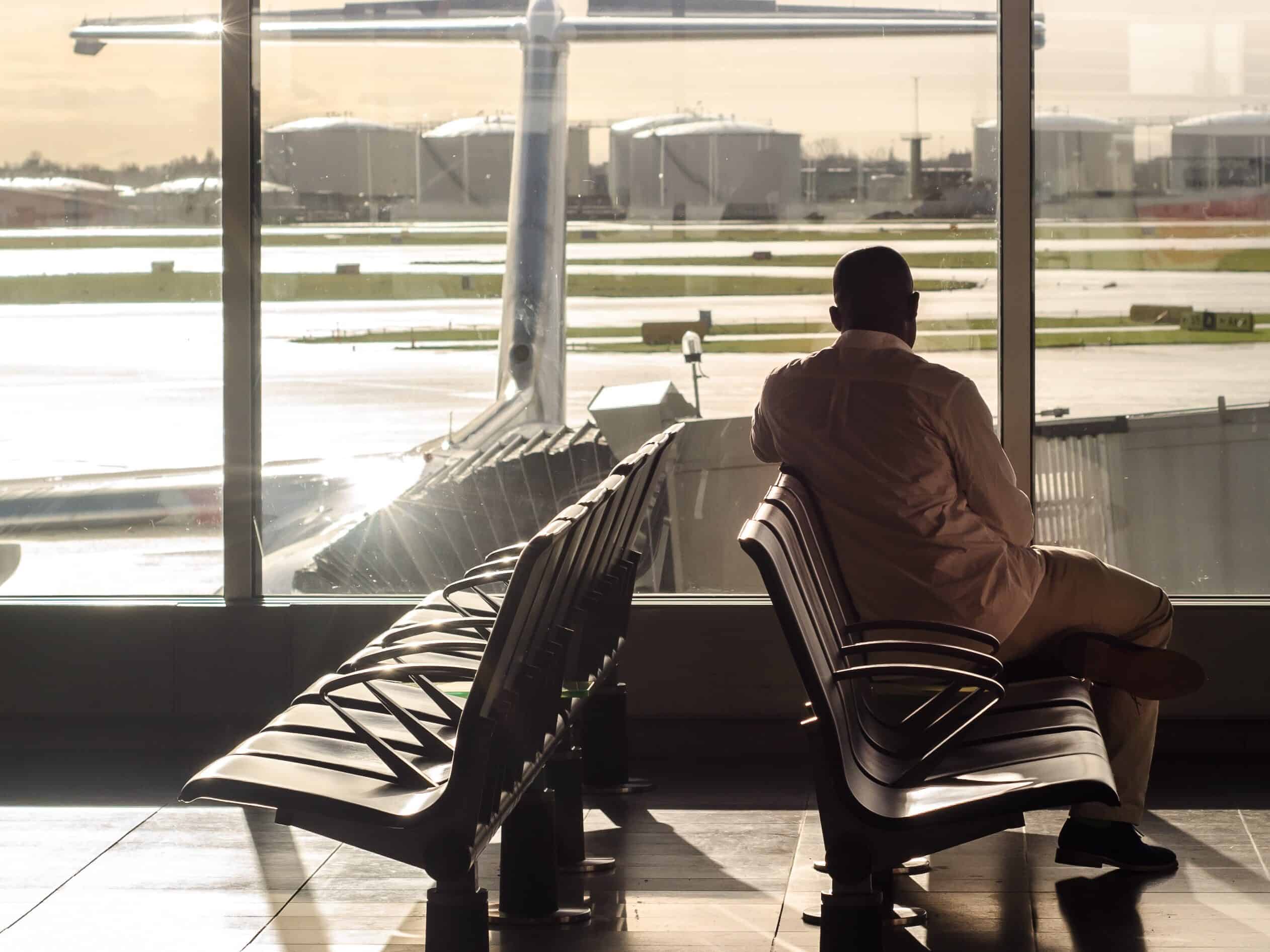 Waiting at the terminal